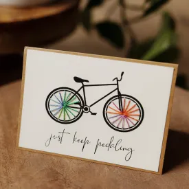 Just Keep Pedaling Card Set