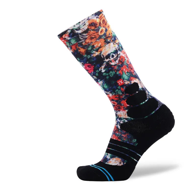 1-Pack Printed Basketball Socks for Men