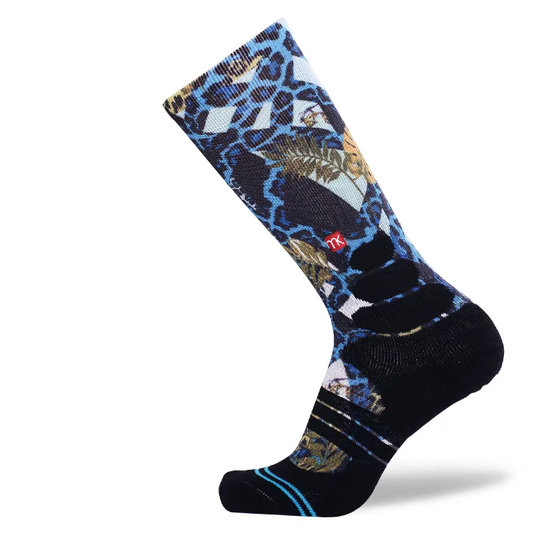 1-Pack Printed Basketball Socks for Men