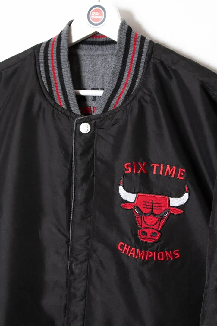 1998 Chicago Bulls 'Six Time Champions' Reversible Bomber Jacket (M)