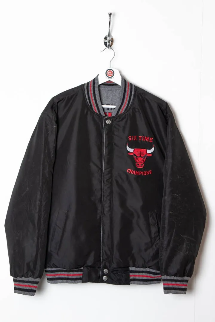 1998 Chicago Bulls 'Six Time Champions' Reversible Bomber Jacket (M)