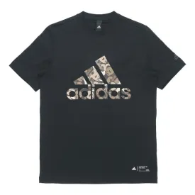 adidas China Tee M Panda Crew Neck Sports Short Sleeve Black