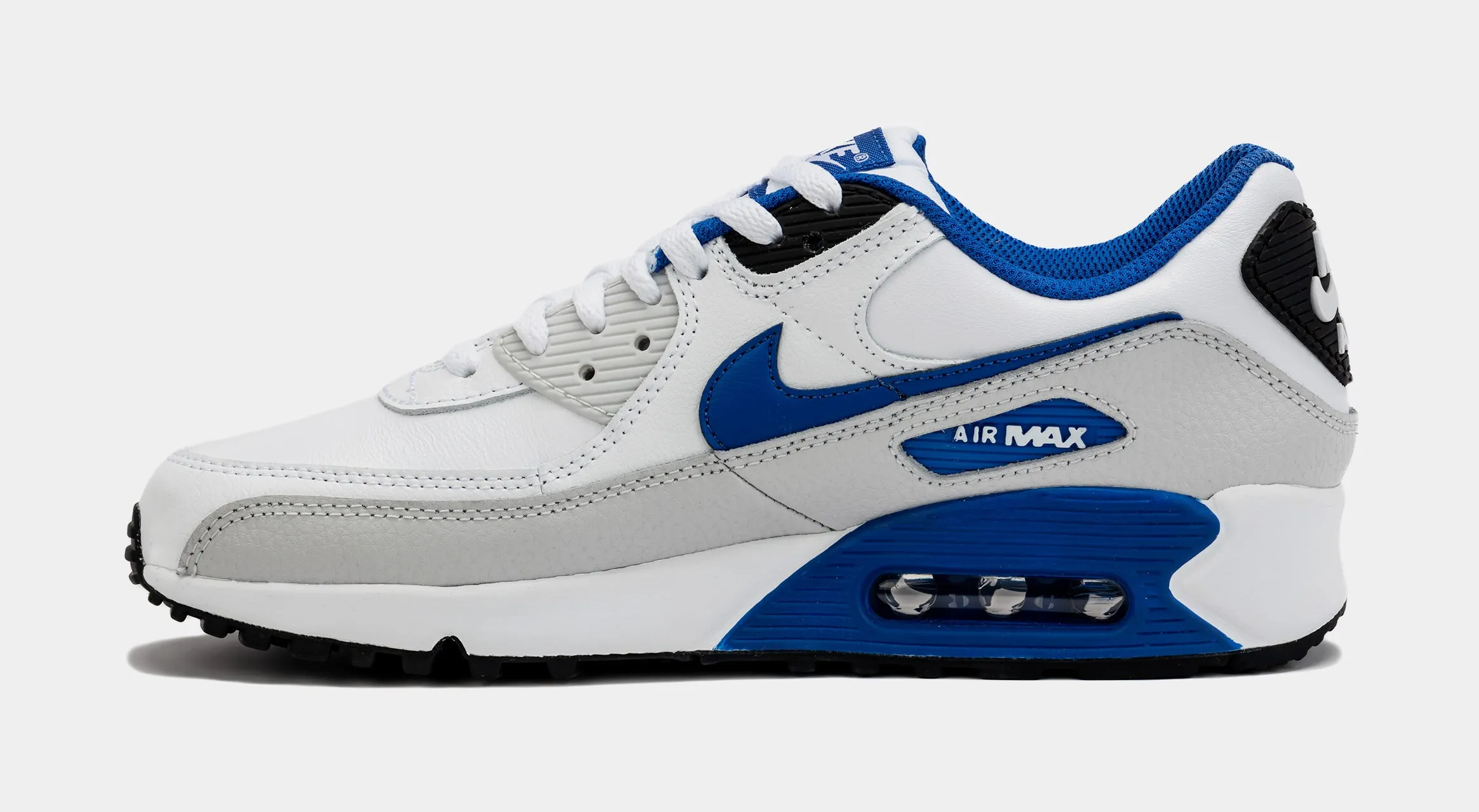 Air Max 90 LTR Mens Running Shoes (White/Blue)