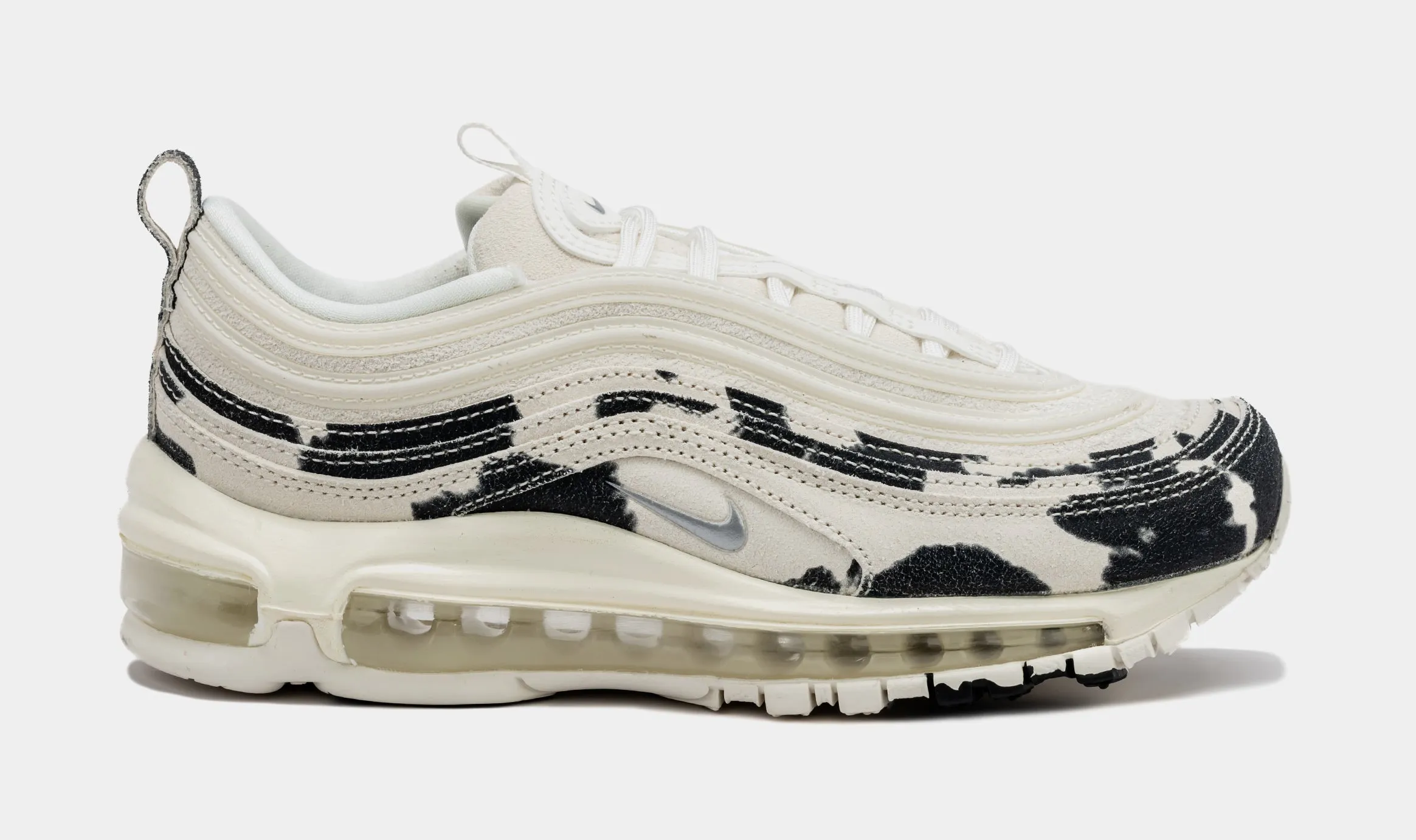 Air Max 97 Cow Print Womens Running Shoes (Beige/Black)