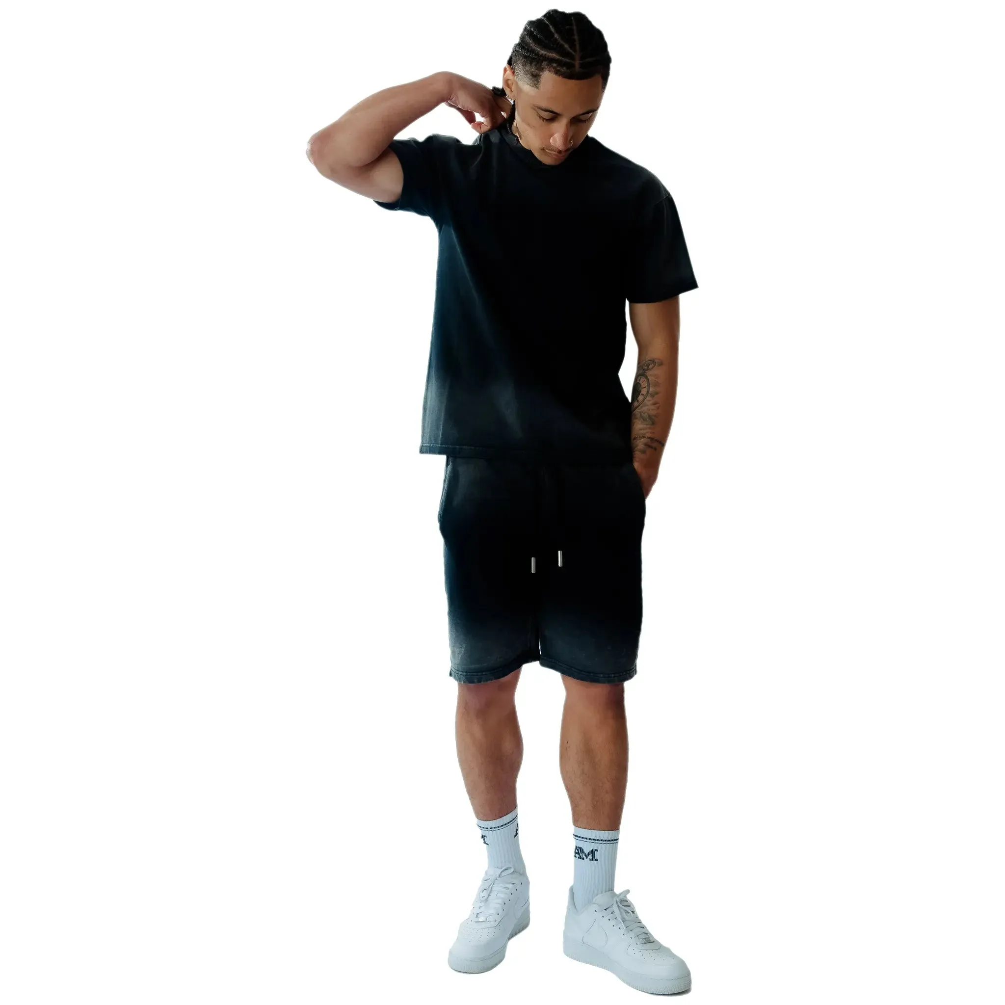 Amicci Levanto Washed Black T Shirt