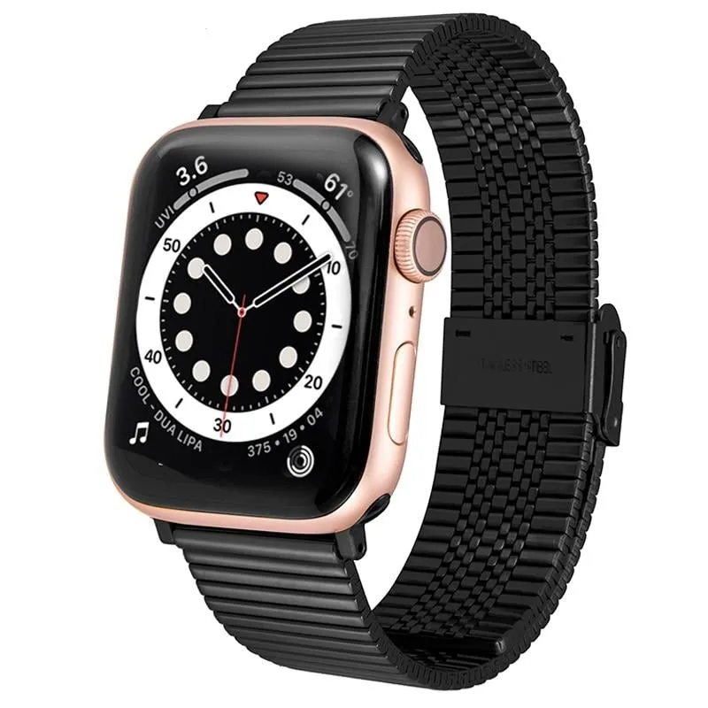 Apple Watch Band Series 7 6 5 High-Quality Steel Strap Bracelet Unisex