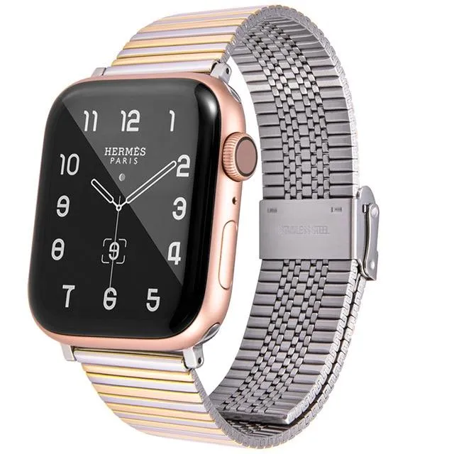 Apple Watch Band Series 7 6 5 High-Quality Steel Strap Bracelet Unisex