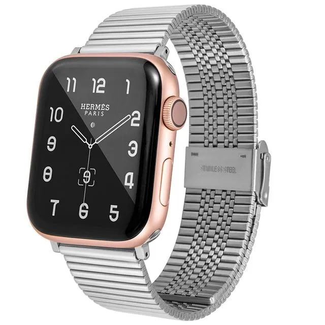 Apple Watch Band Series 7 6 5 High-Quality Steel Strap Bracelet Unisex