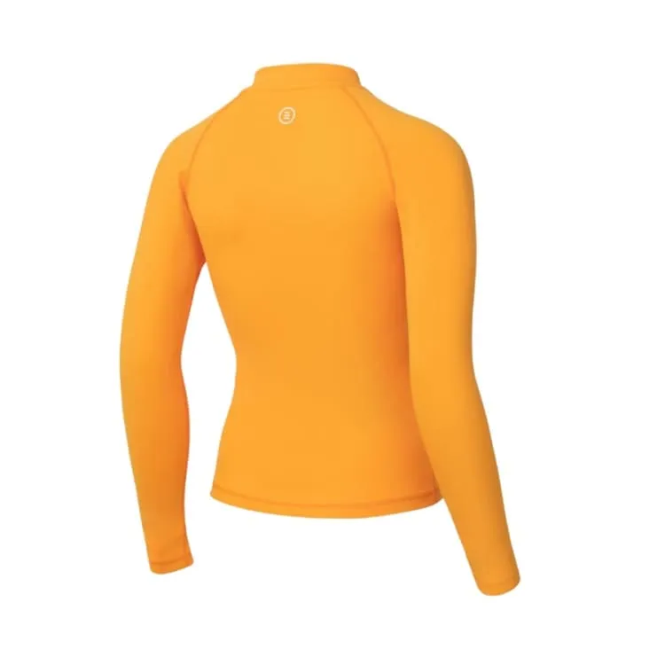 Barrel Women Essential Zip-Up Rashguard-ORANGE