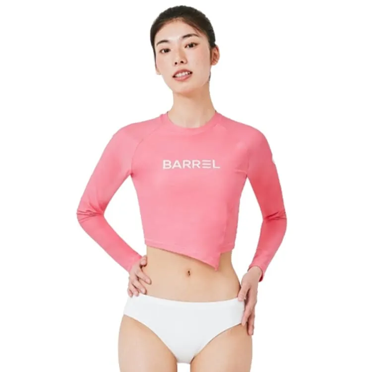 Barrel Women Sunset Crop Rashguard-PINK