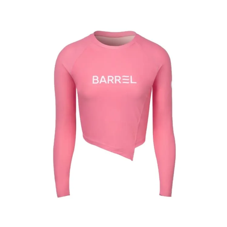 Barrel Women Sunset Crop Rashguard-PINK