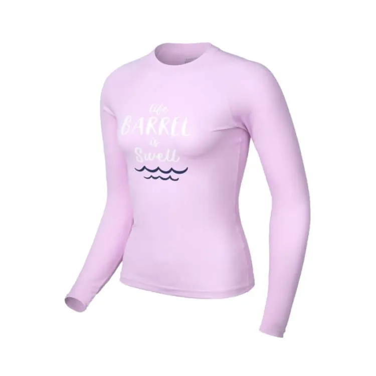 Barrel Women Vibe Swell Rashguard-PINK