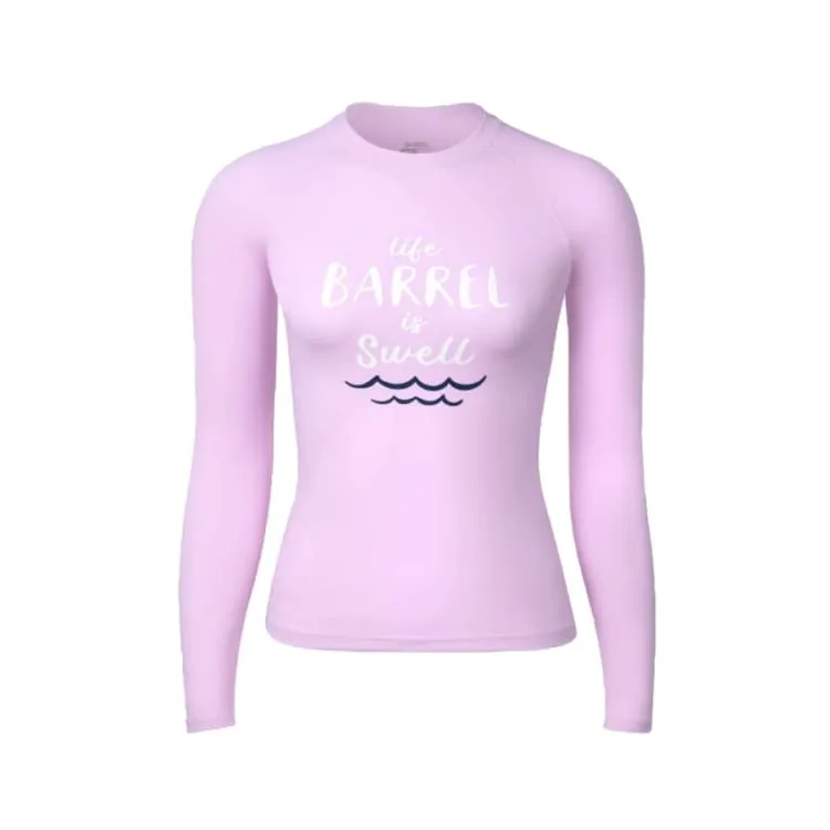 Barrel Women Vibe Swell Rashguard-PINK