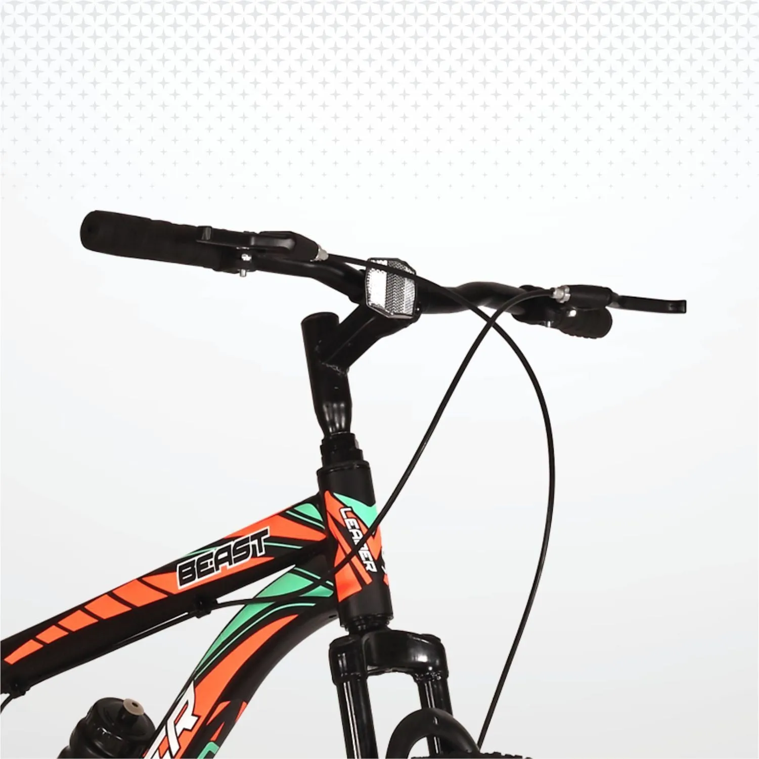 Beast 26t Hybrid Cycle For City Ride With Front Suspension And Disc Brake 26 T Hybrid Cycle/city Bike (single Speed | Black | Green | Orange)