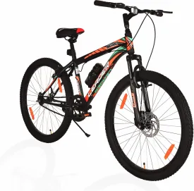 Beast 26t Hybrid Cycle For City Ride With Front Suspension And Disc Brake 26 T Hybrid Cycle/city Bike (single Speed | Black | Green | Orange)