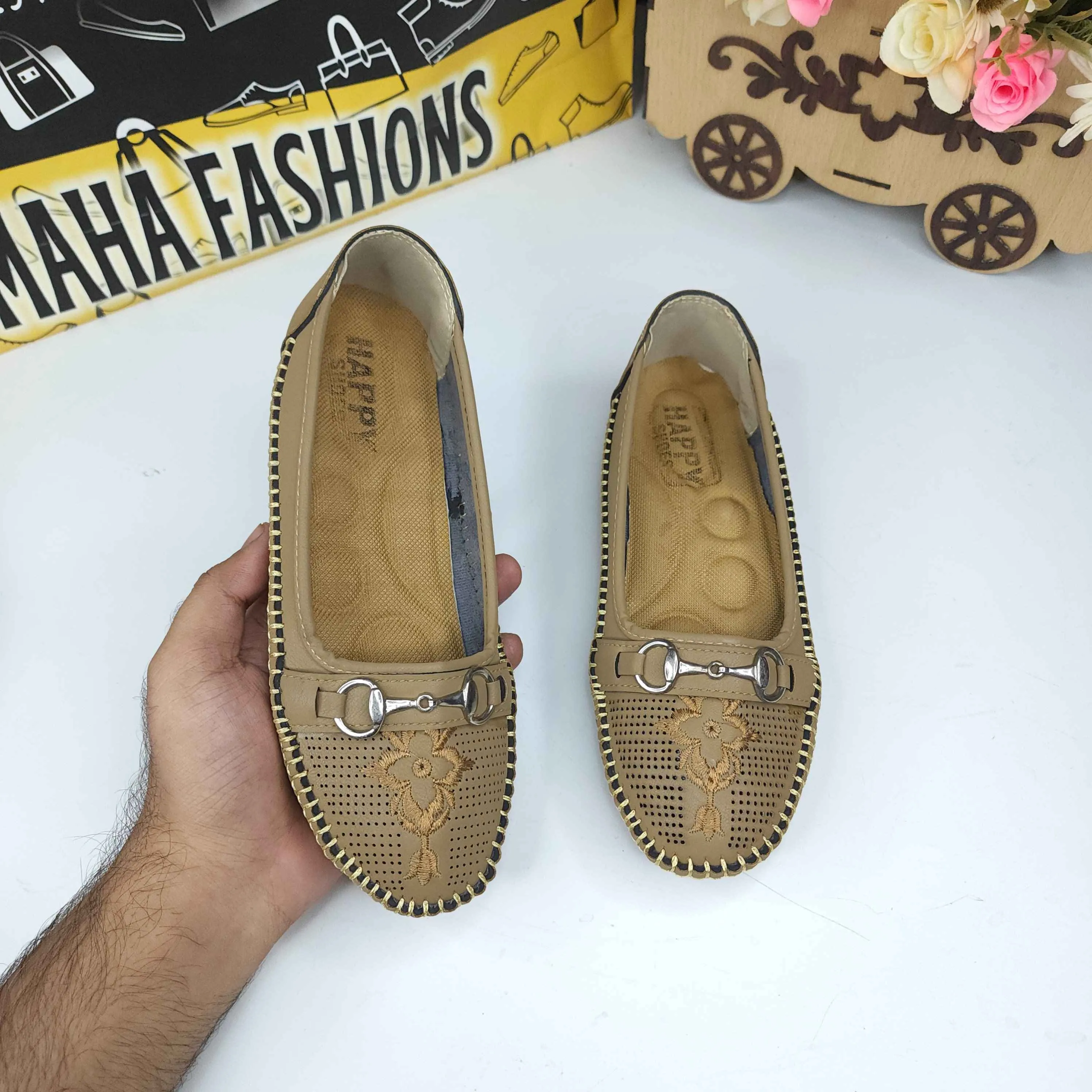 Brown Casual Pumps