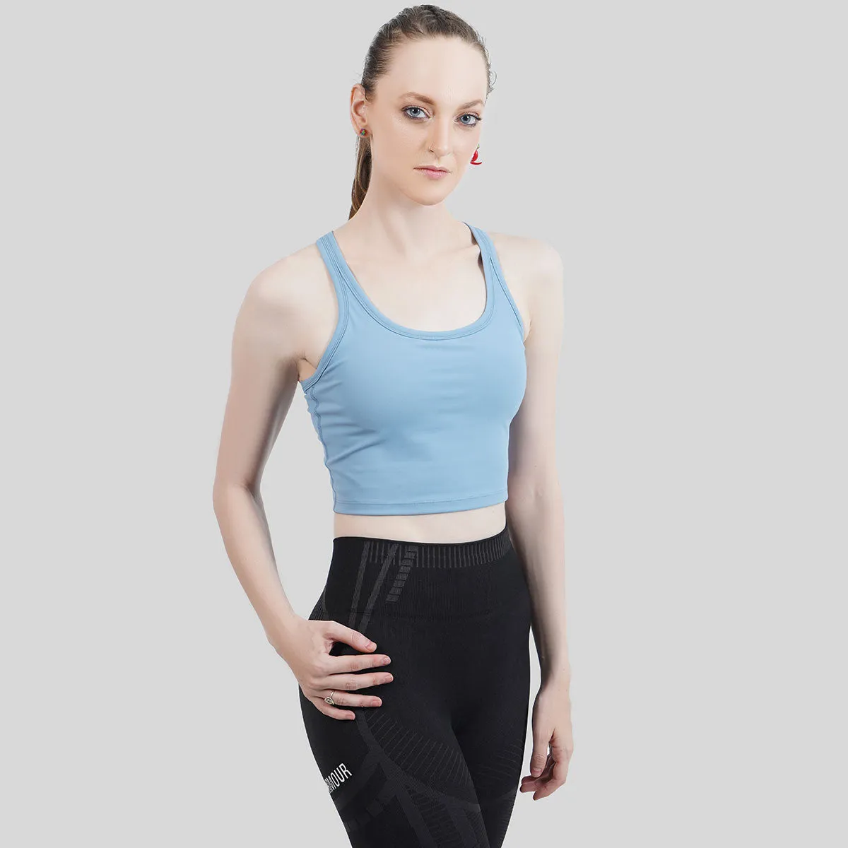 Classic Sports Bra (Blue)