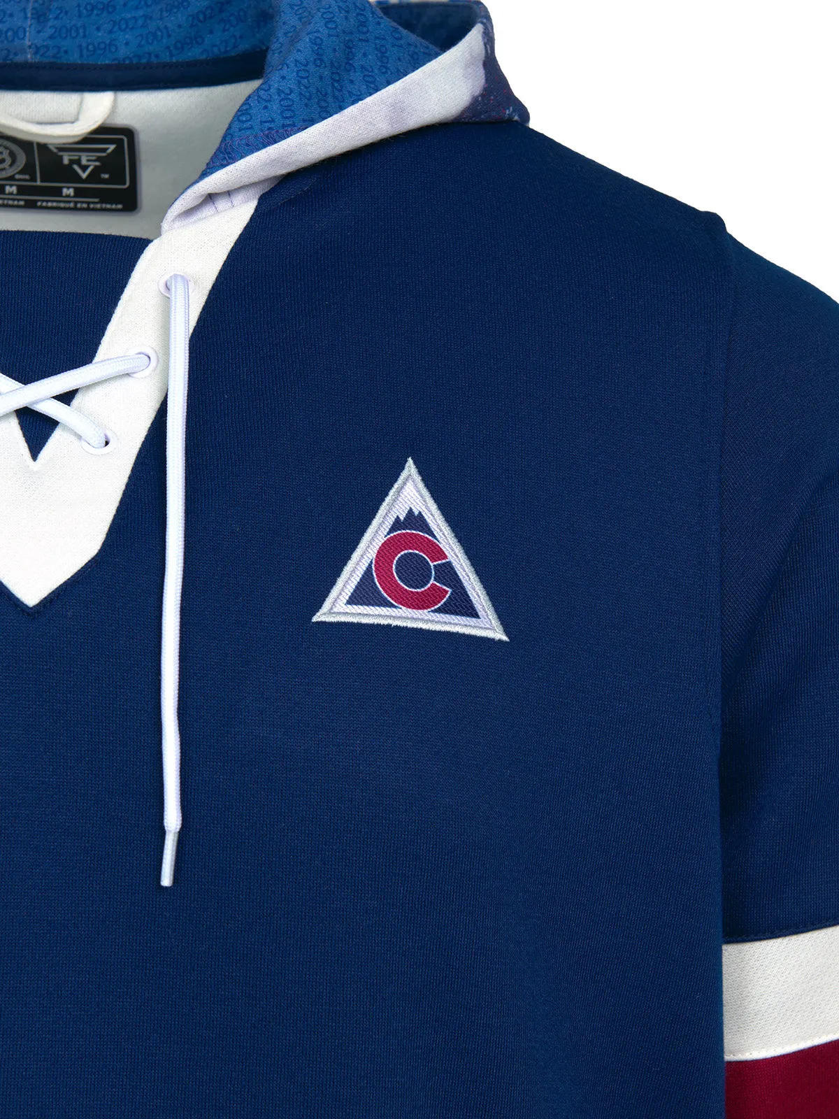 Colorado Avalanche Lace-Up Hoodie