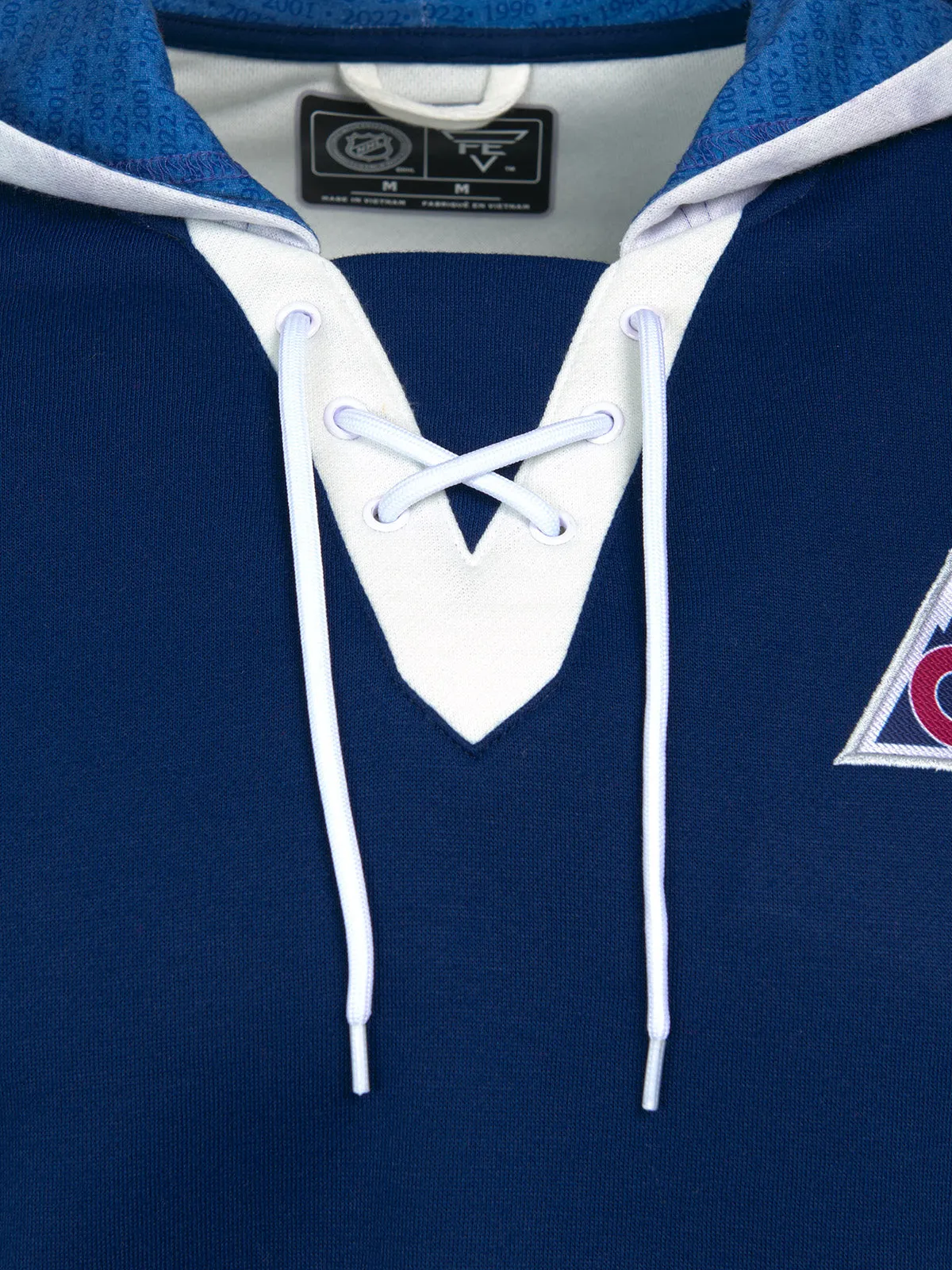 Colorado Avalanche Lace-Up Hoodie