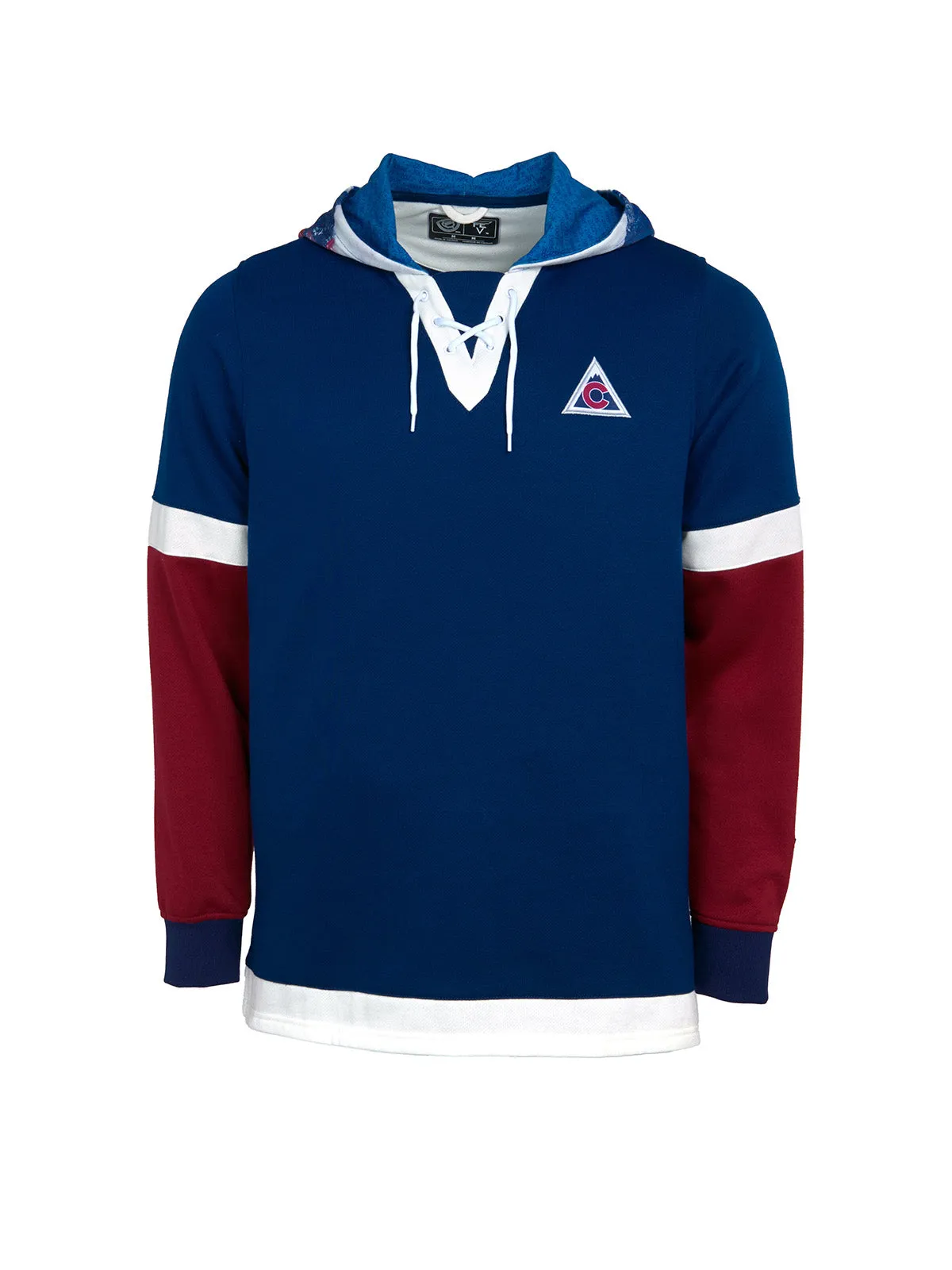 Colorado Avalanche Lace-Up Hoodie