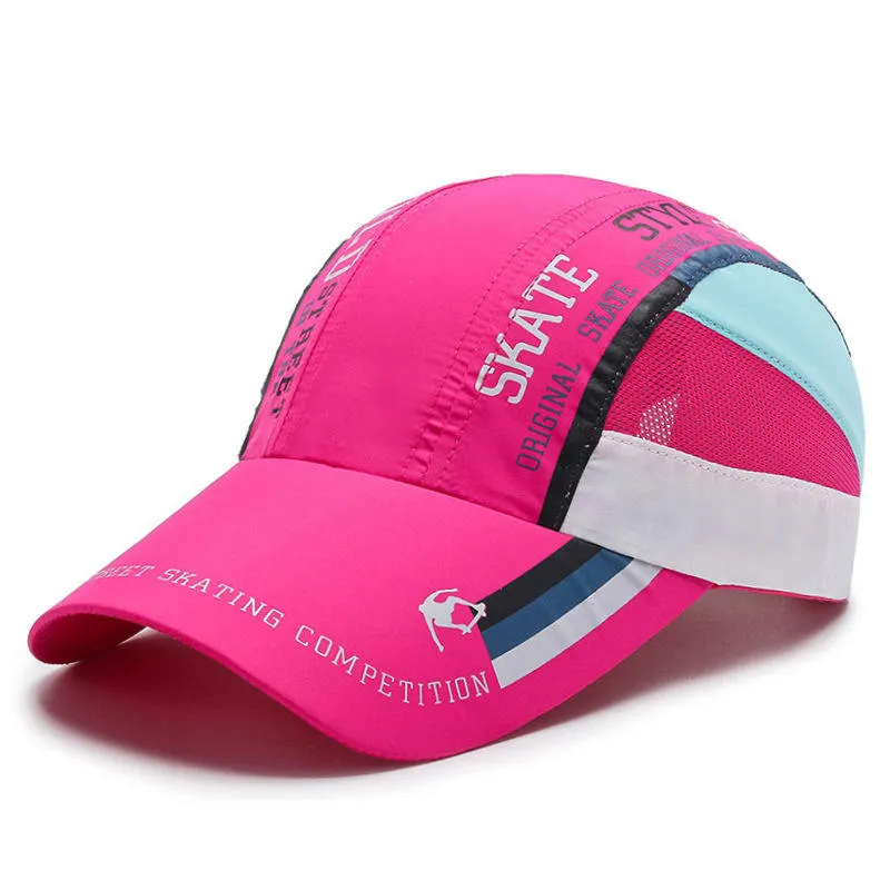 Custom Logo Summer Women Men Outdoor Windproof Baseball Cap Sports Quick Dry Golf Sunscreen Cap Manufacturer