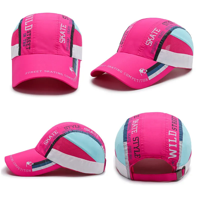 Custom Logo Summer Women Men Outdoor Windproof Baseball Cap Sports Quick Dry Golf Sunscreen Cap Manufacturer