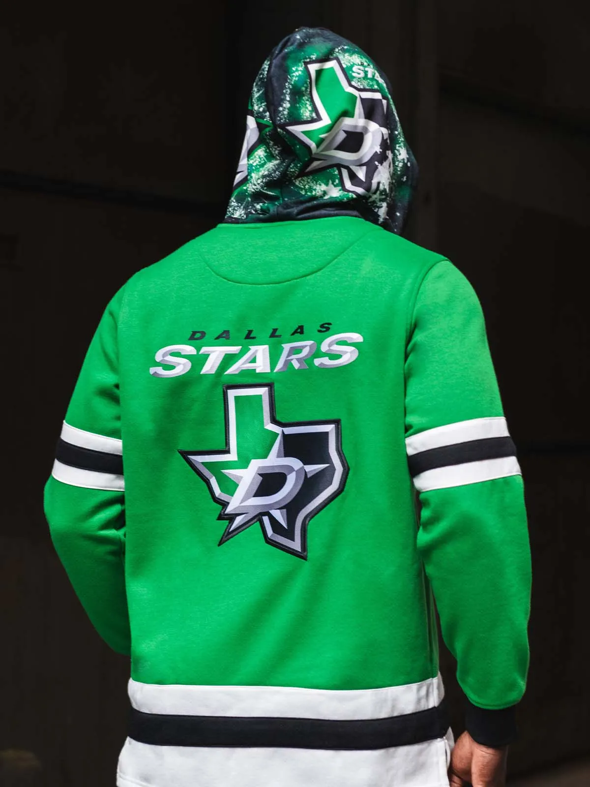 Dallas Stars Lace-Up Hoodie