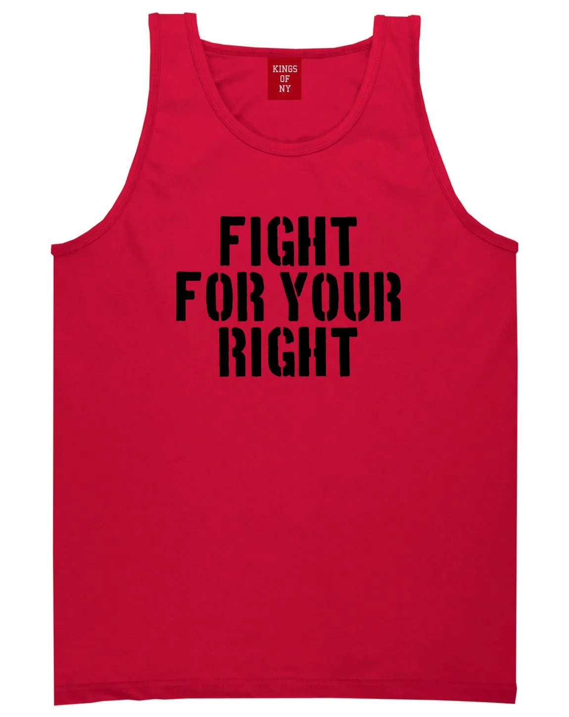 Fight For Your Right Mens Tank Top Shirt