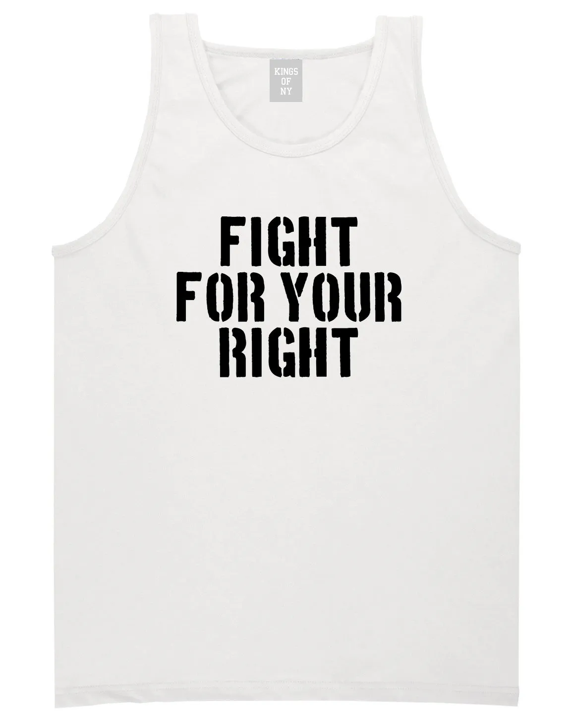 Fight For Your Right Mens Tank Top Shirt