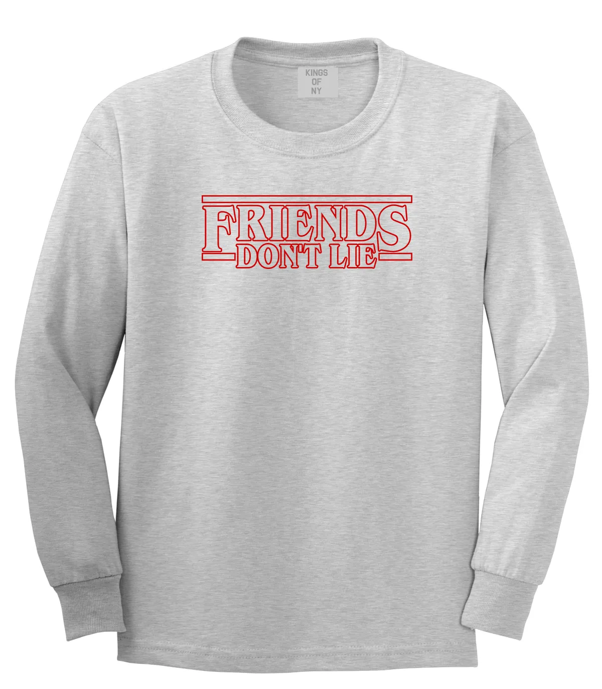 Friends Dont Lie Mens Long Sleeve T-Shirt