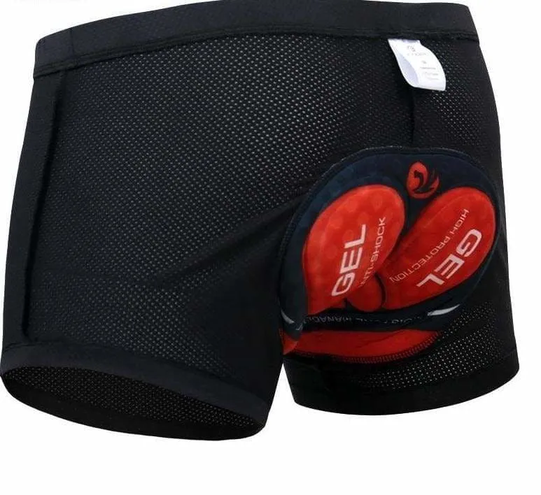 Gel Padded Shockproof bike shorts with padding