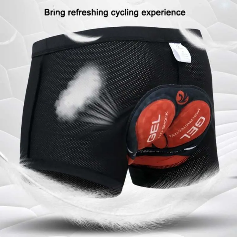 Gel Padded Shockproof bike shorts with padding