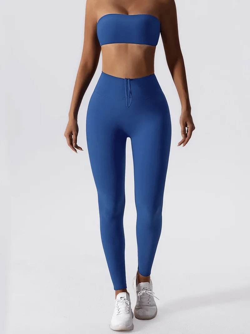 High Waist Leggings and Push Up Sports Bra / Yoga Set 2 Piece - SF1649