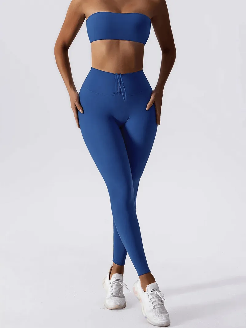 High Waist Leggings and Push Up Sports Bra / Yoga Set 2 Piece - SF1649