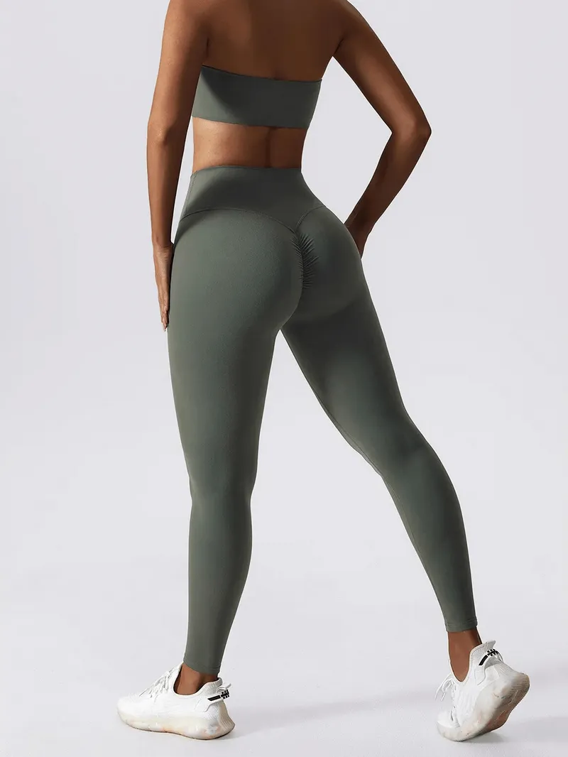 High Waist Leggings and Push Up Sports Bra / Yoga Set 2 Piece - SF1649