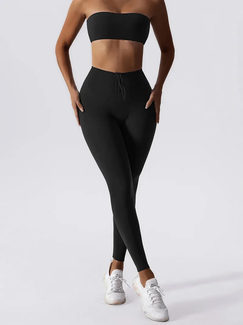 High Waist Leggings and Push Up Sports Bra / Yoga Set 2 Piece - SF1649