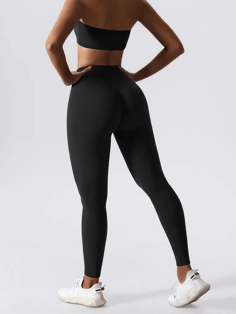 High Waist Leggings and Push Up Sports Bra / Yoga Set 2 Piece - SF1649