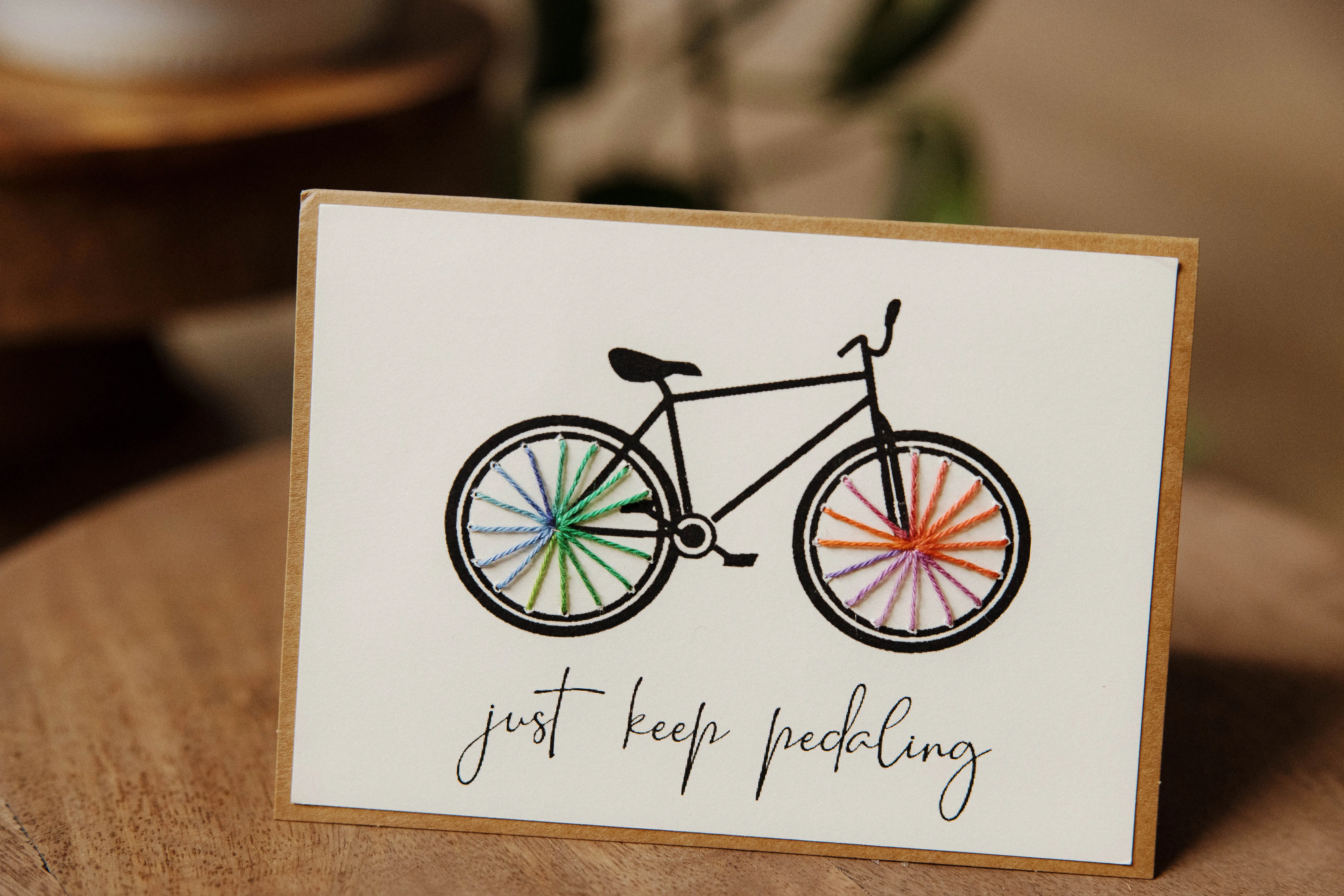 Just Keep Pedaling Card Set