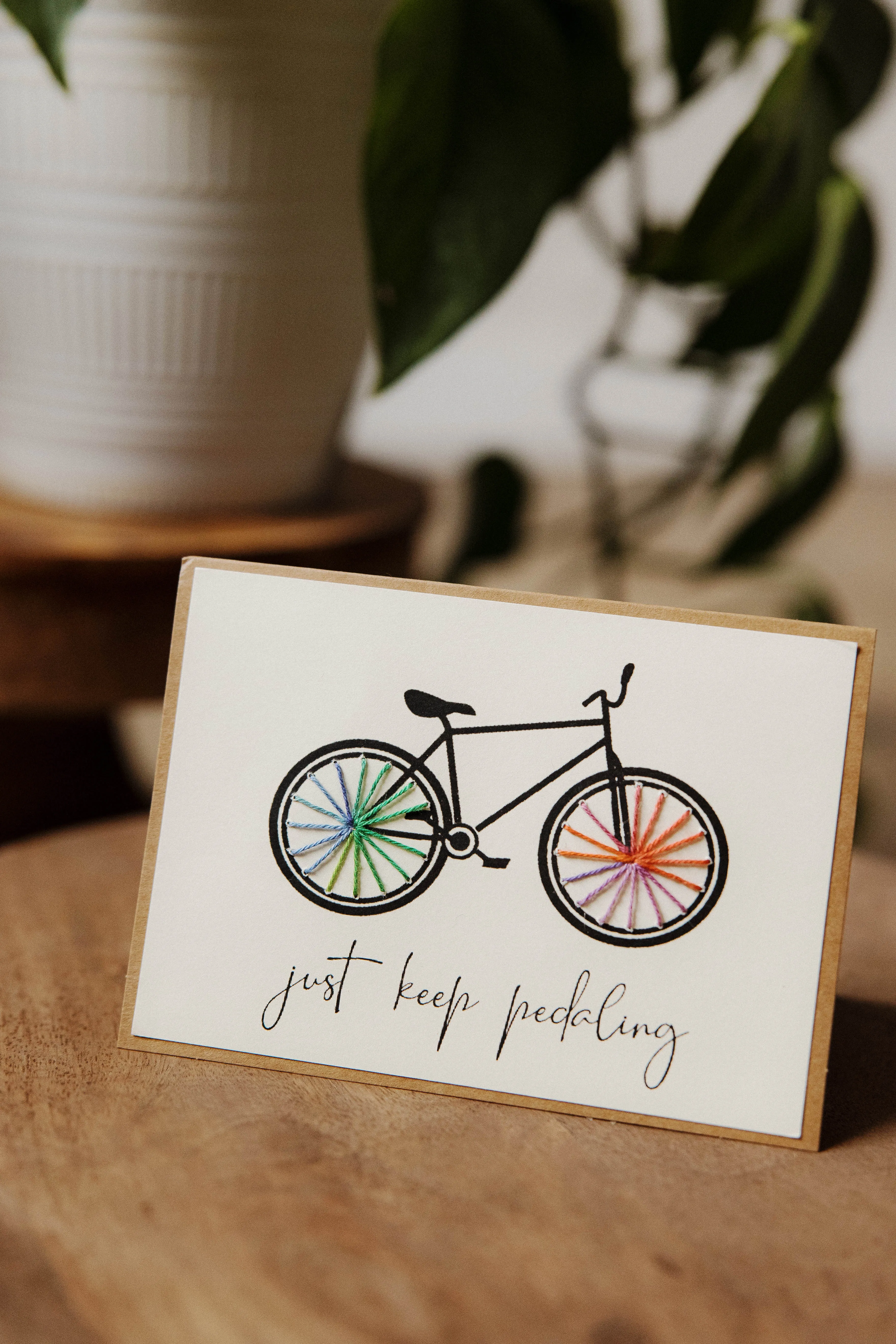 Just Keep Pedaling Card Set