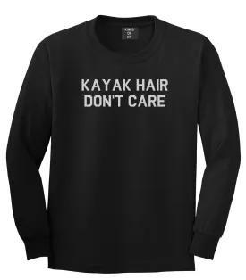 Kayak Hair Dont Care Mens Long Sleeve T-Shirt