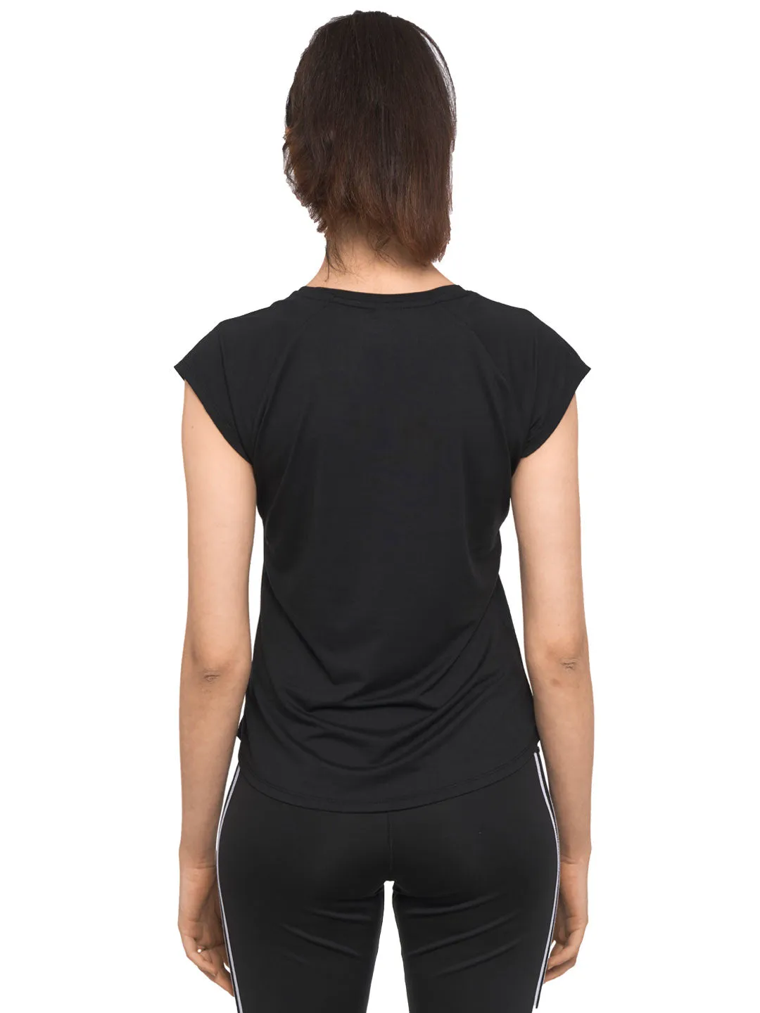 Killer Whale Tshirt Ladies V Neck for Women All Sports Technical Gym and Casual