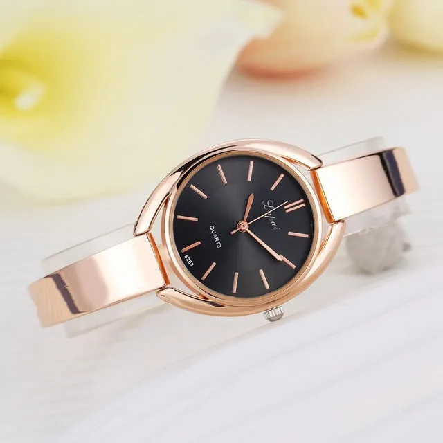 Lvpai Brand Fashion Women Dress Watch Gold Silver Stainless Steel High Quality Female Quartz watches Lady Wristwatch