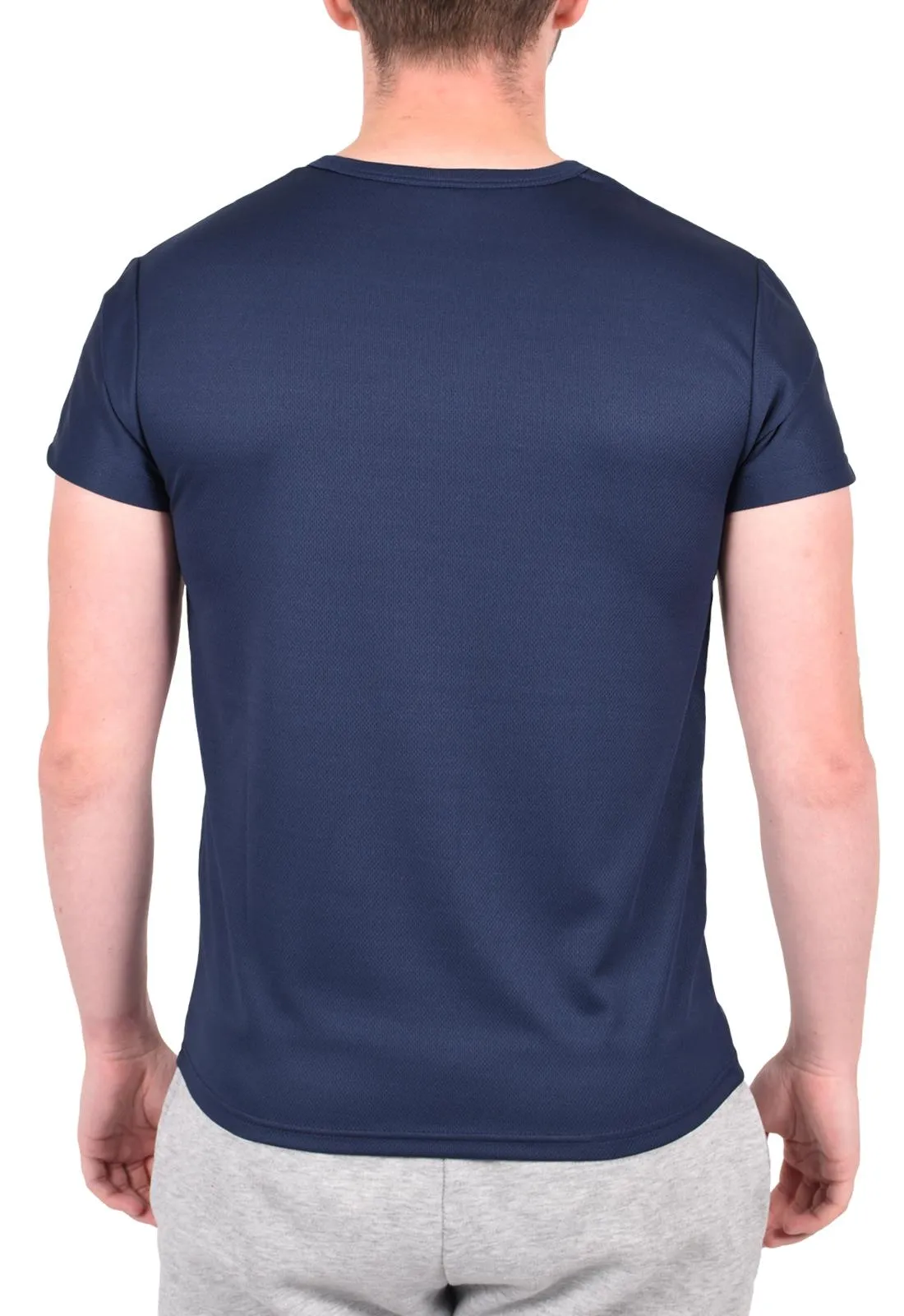 Men Polyester Breathable Short Sleeve T-Shirt