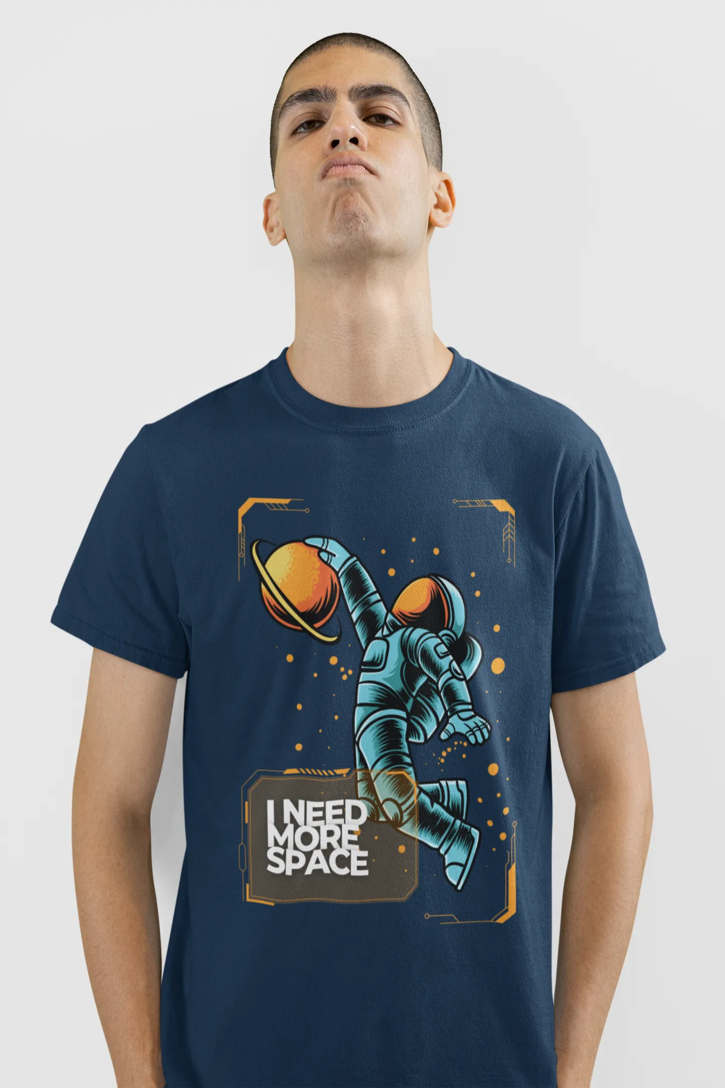 Men's Astronaut Basketball T-Shirt - Need More Space