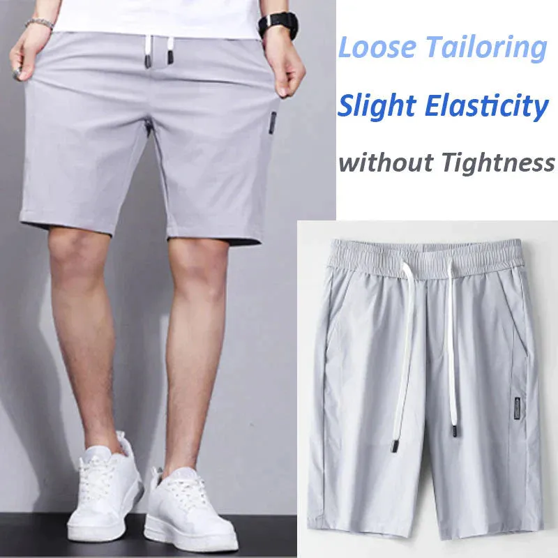 Men’s Ice Silk Casual Breathable Shorts