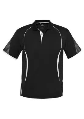 Mens Razor Polo Black/White