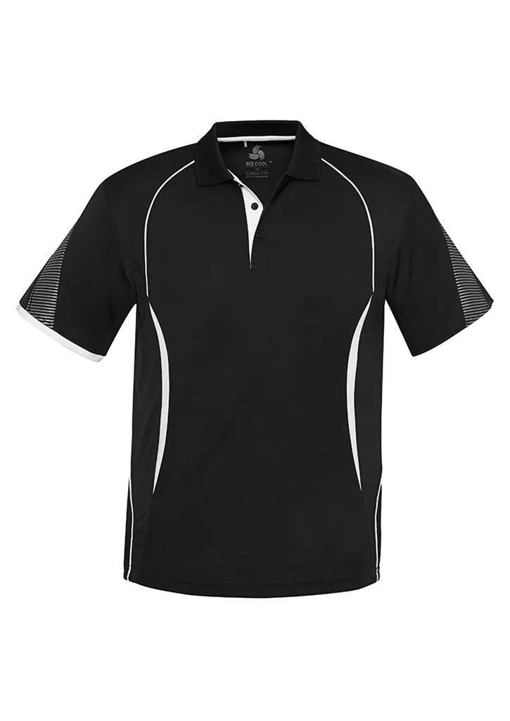 Mens Razor Polo Black/White