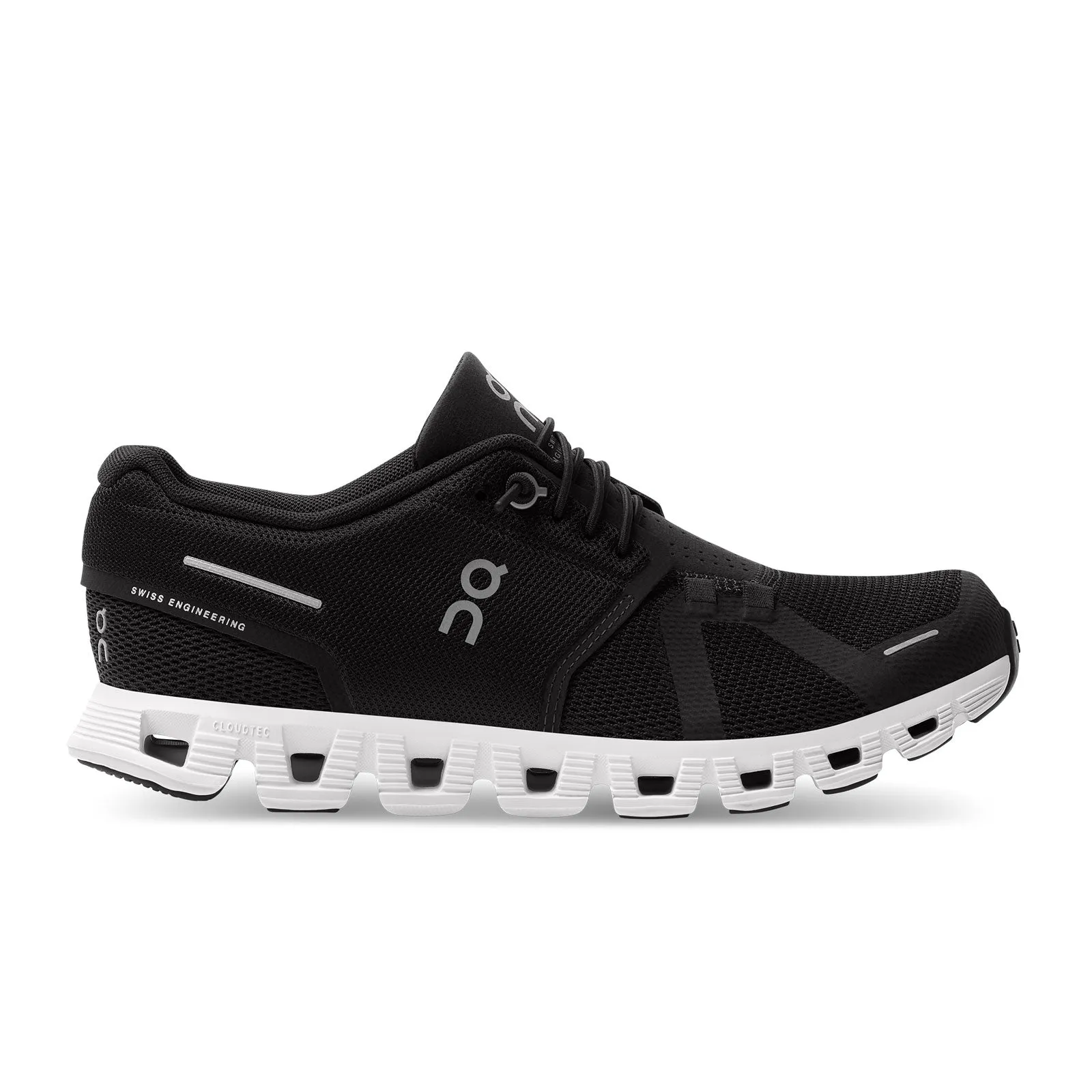 On Running Cloud 5 Running Shoe (Women) - Black/White