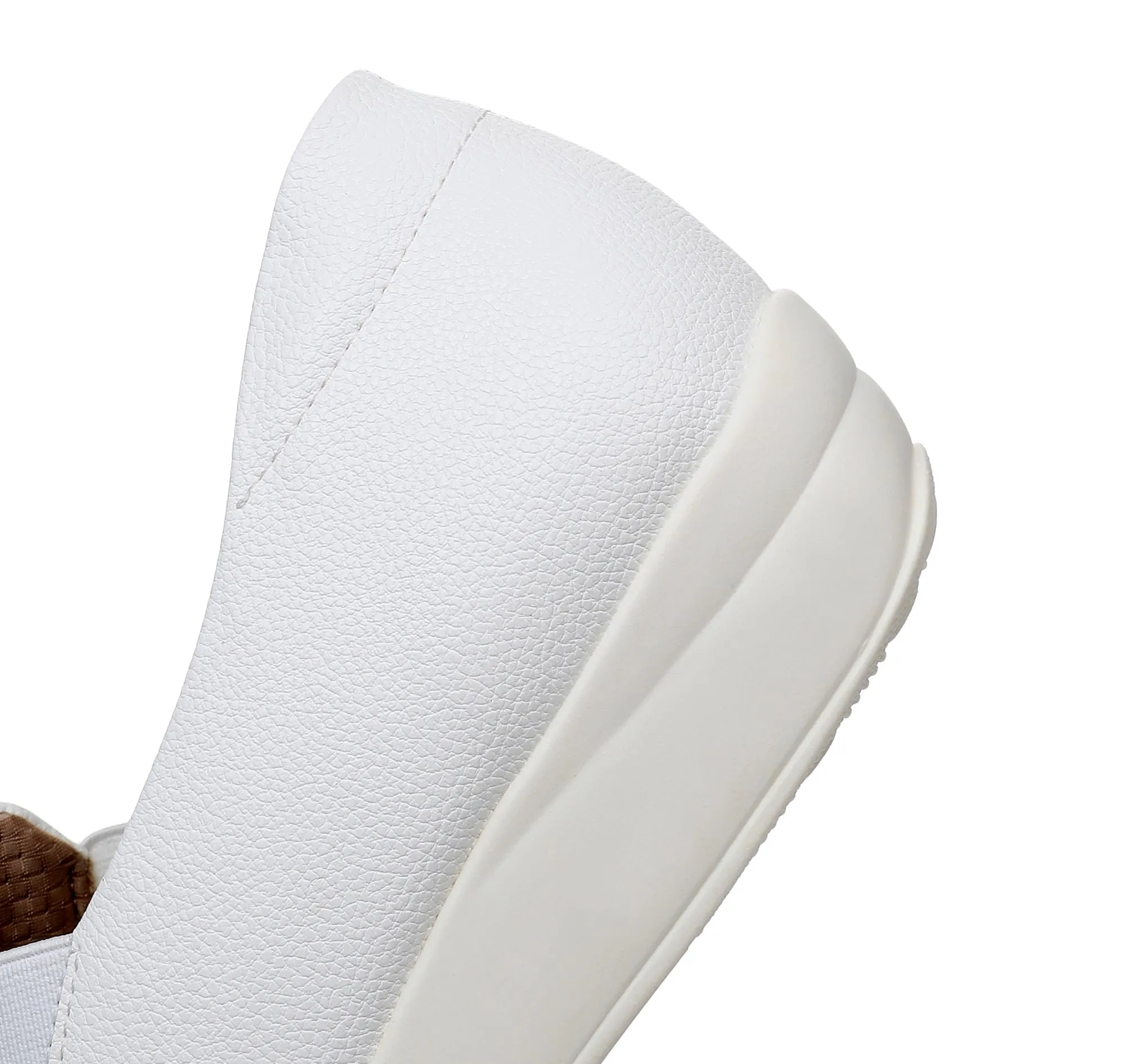 Piccadilly White Nappa Slip-On Shoes (214.026)