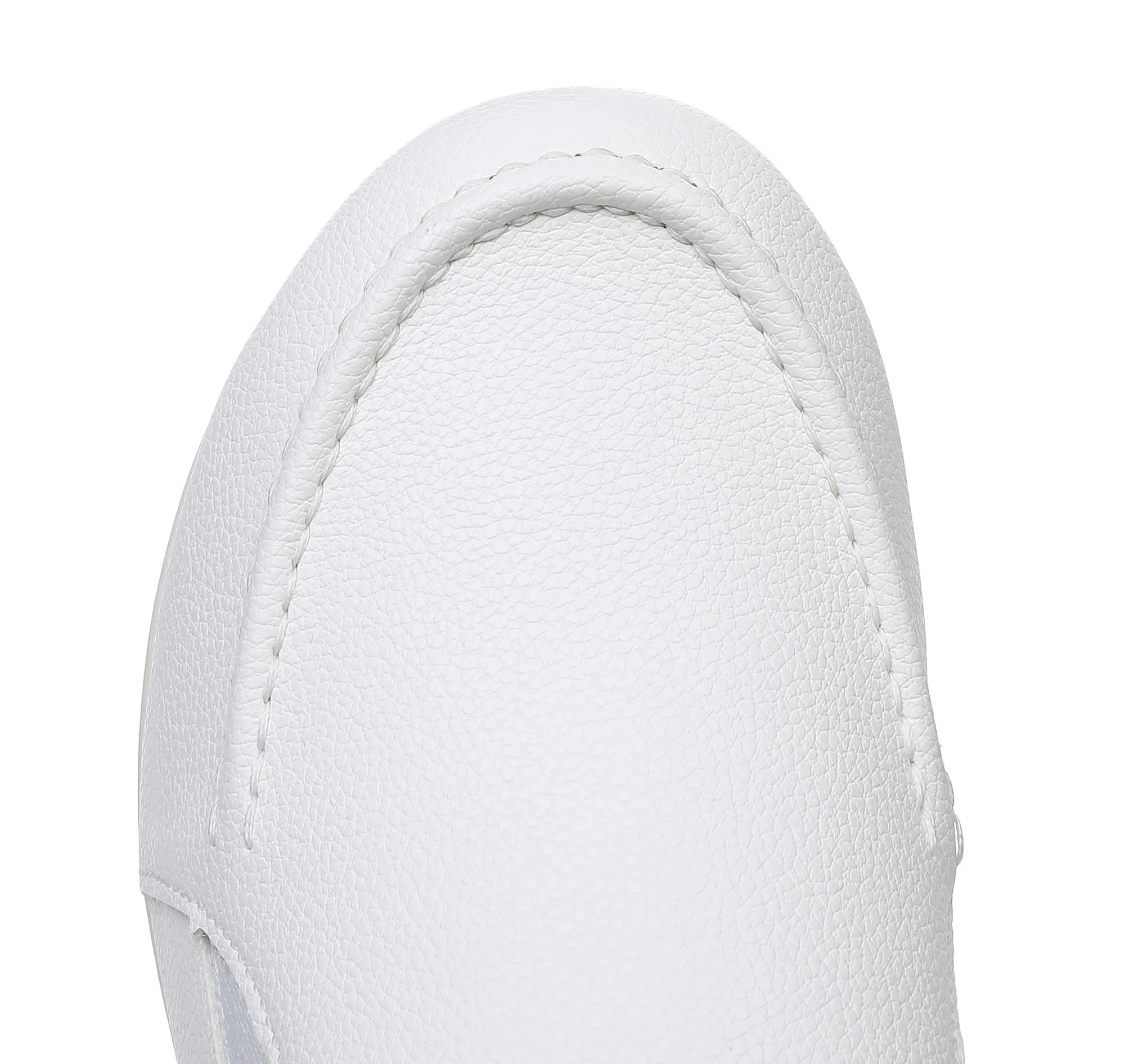 Piccadilly White Nappa Slip-On Shoes (214.026)